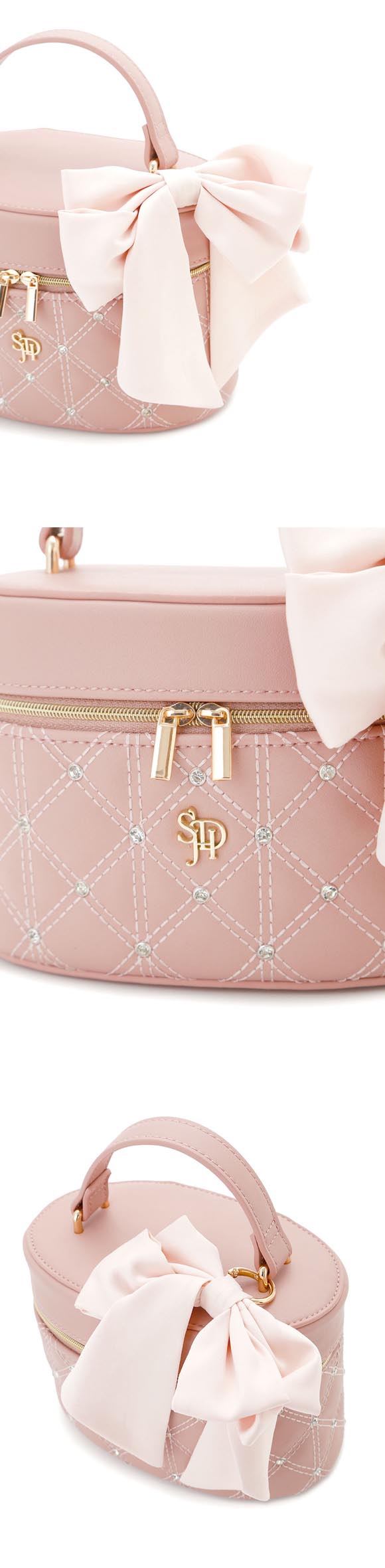 スナイデルホーム リボンキルティングバニティバッグ SNIDEL HOME