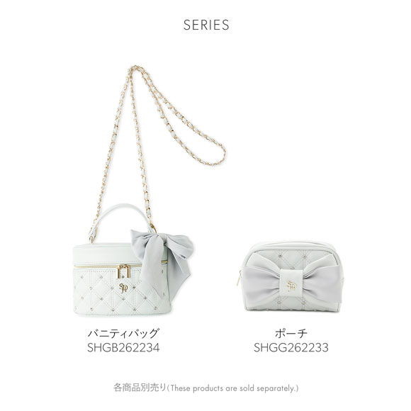 スナイデルホーム リボンキルティングバニティバッグ SNIDEL HOME