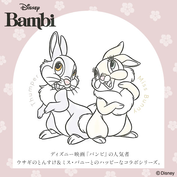 スナイデルホーム SNIDEL HOME 【Bambi】ミス・バニー&とんすけ ニットブランケット