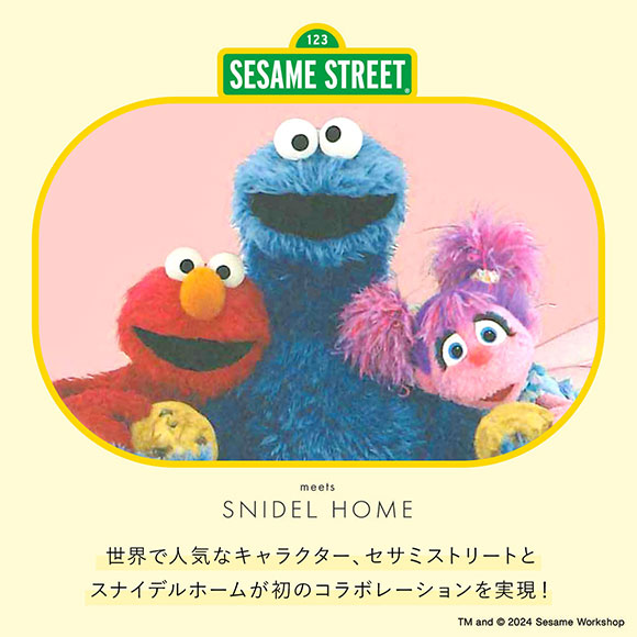 スナイデルホーム SNIDEL HOME 【SESAME STREET】【UNISEX】ワンポイントソックス パジャマ ルームウェア