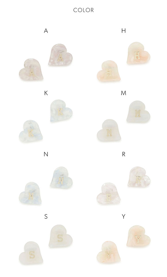 スナイデルホーム SNIDEL HOME イニシャルハートヘアクリップ