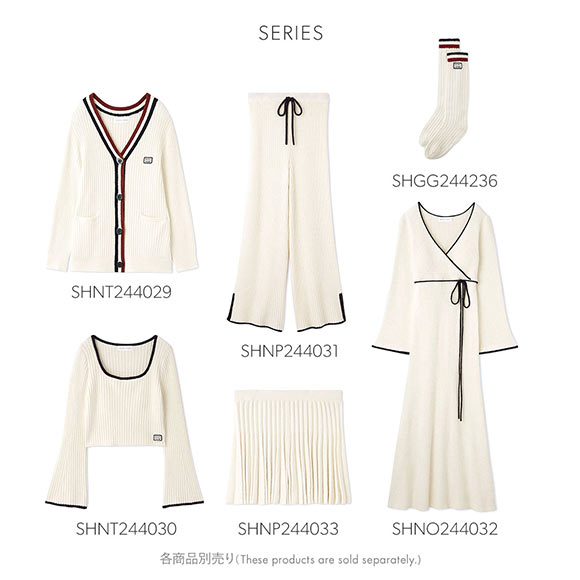 スナイデルホーム SNIDEL HOME 【MilkySmooth】ラインソックス