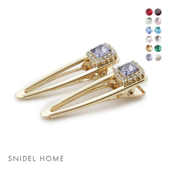 スナイデルホーム SNIDEL HOME 誕生石カラーヘアクリップ