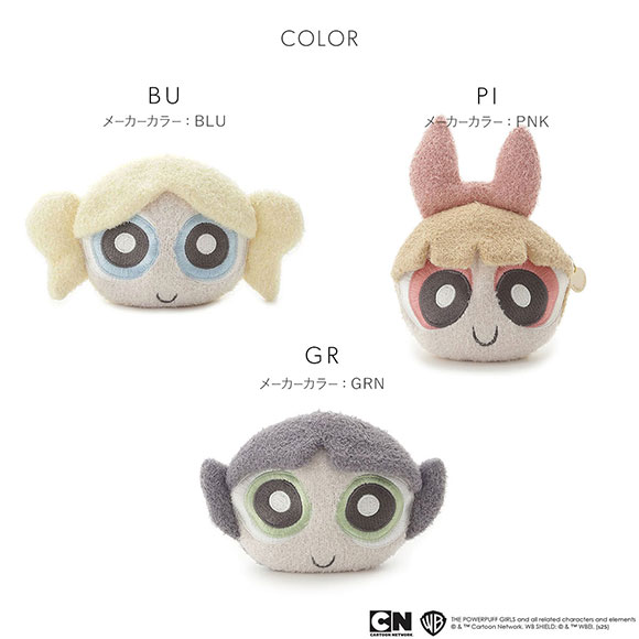 スナイデルホーム パワーパフ ガールズ フェイスニットポーチ