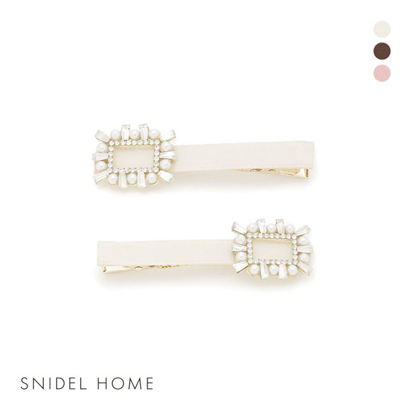 スナイデルホーム ビジューヘアクリップ SNIDEL HOME | SHIROHATO(白鳩)