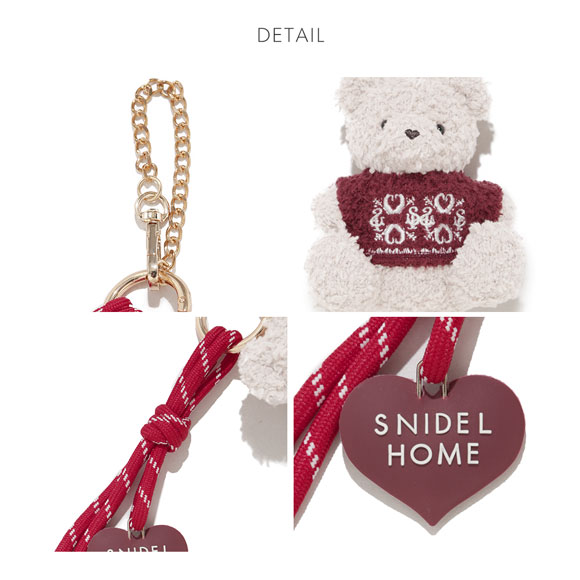 スナイデルホーム ニットクマチャーム SNIDEL HOME | SHIROHATO(白鳩)