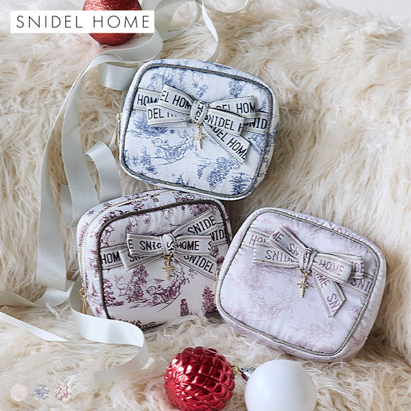 スナイデルホーム ロゴリボンホリデージュイポーチ SNIDEL HOME