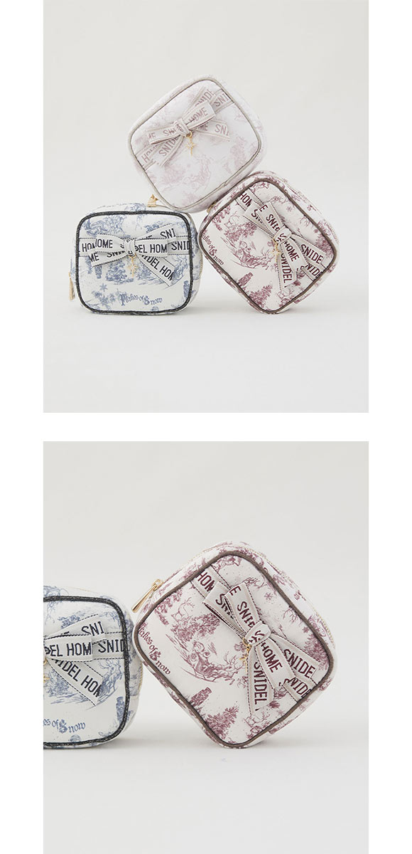 スナイデルホーム ロゴリボンホリデージュイポーチ SNIDEL HOME