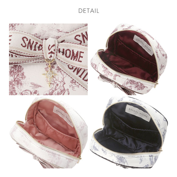 スナイデルホーム ロゴリボンホリデージュイポーチ SNIDEL HOME