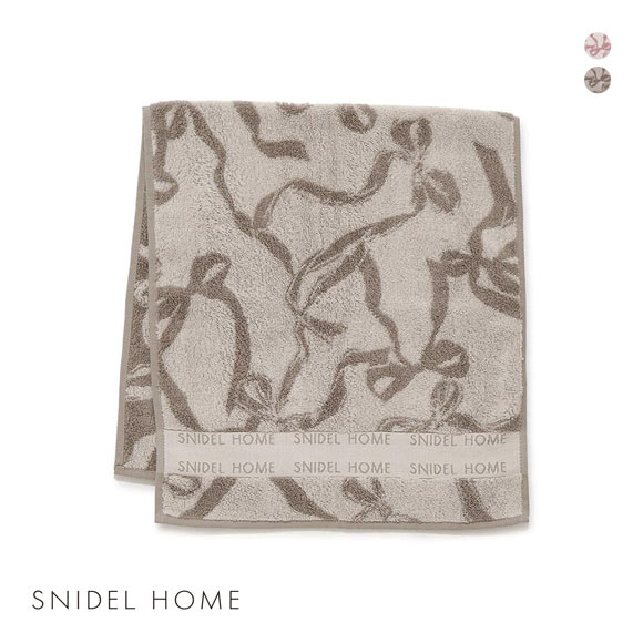 スナイデルホーム リボンジャカードフェイスタオル SNIDEL HOME