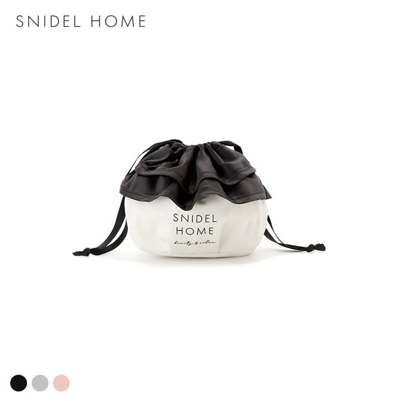 スナイデルホーム 保冷機能付き フリル巾着ポーチ SNIDEL HOME