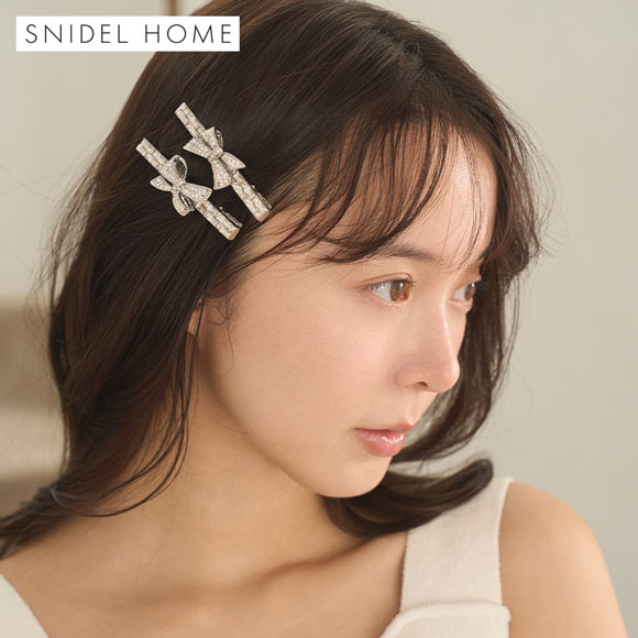 スナイデルホーム リボンビジューピン SNIDEL HOME | SHIROHATO(白鳩)