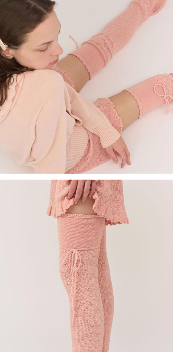 スナイデルホーム クロシェレッグウォーマー ルームウェア パジャマ SNIDEL HOME