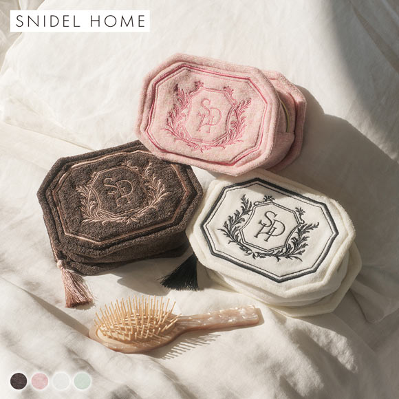 スナイデルホーム sorbet light エンブレムパイルポーチ SNIDEL HOME