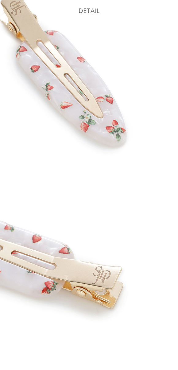 スナイデルホーム ストロベリープリントヘアピン SNIDEL HOME