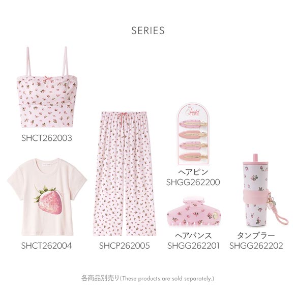 スナイデルホーム ストロベリープリントヘアピン SNIDEL HOME