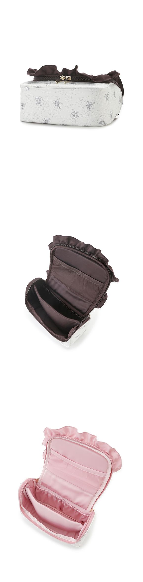 スナイデルホーム サテンフリルポーチ SNIDEL HOME
