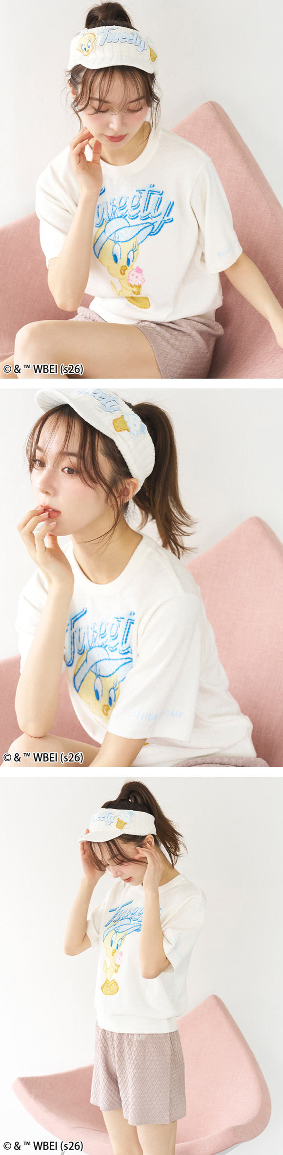 スナイデルホーム Tweety サンバイザーヘアバンド SNIDEL HOME