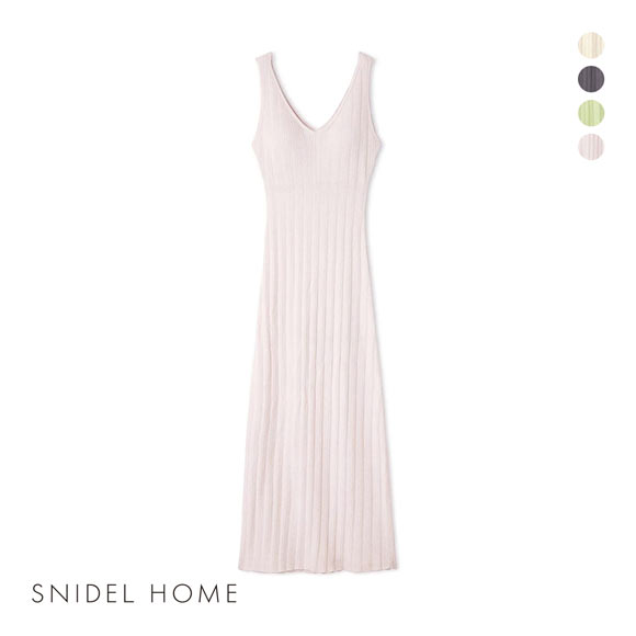 スナイデルホーム ICESUMMER タンクワンピース パジャマ ルームウェア カップイン カップ付き SNIDEL HOME