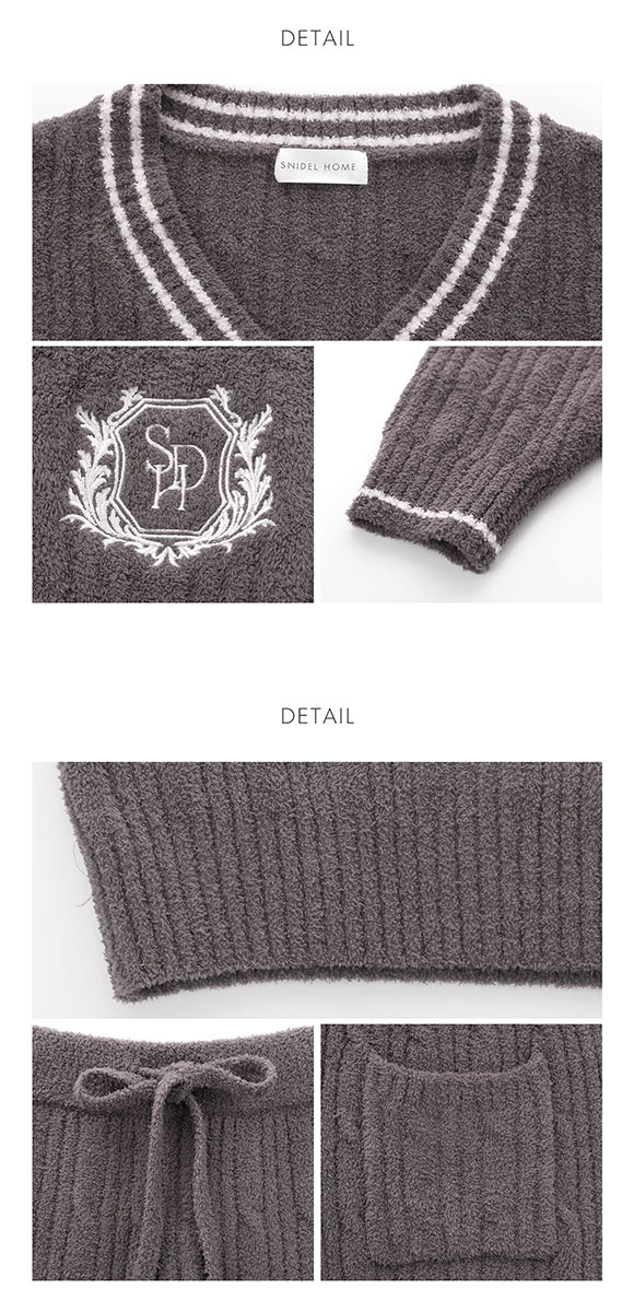 スナイデルホーム ケーブルニットセットアップ パジャマ ルームウェア SNIDEL HOME