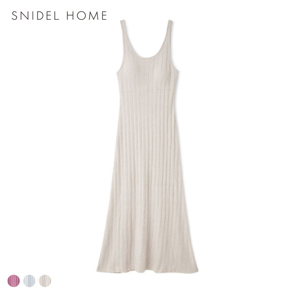 スナイデルホーム Warmmisty 吸湿発熱 タンクニットワンピース SNIDEL HOME