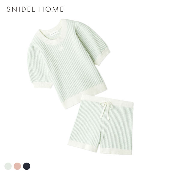 スナイデルホーム バリエニットセットアップ パジャマ ルームウェア SNIDEL HOME