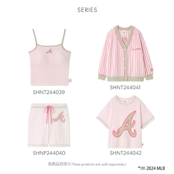 スナイデルホーム SNIDEL HOME 【MLB】ニットショートパンツ ルームウェア パジャマ
