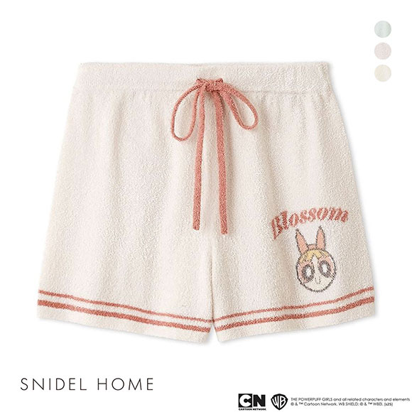 スナイデルホーム パワーパフ ガールズ ニットショートパンツ パジャマ ルームウェア The Powerpuff Girls SNIDEL HOME　