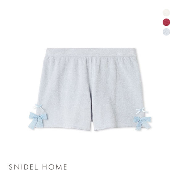スナイデルホーム リボンショートパンツ パジャマ ルームウェア SNIDEL HOME