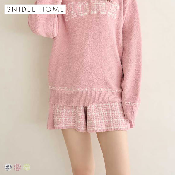 スナイデルホーム ツイードショートパンツ パジャマ ルームウェア SNIDEL HOME