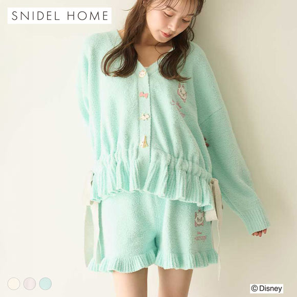 スナイデルホーム The Aristocats ニットショートパンツ 総柄ショート