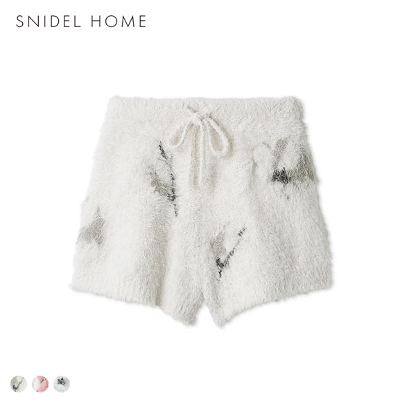 スナイデルホーム フラワージャガードニットショートパンツ SNIDEL