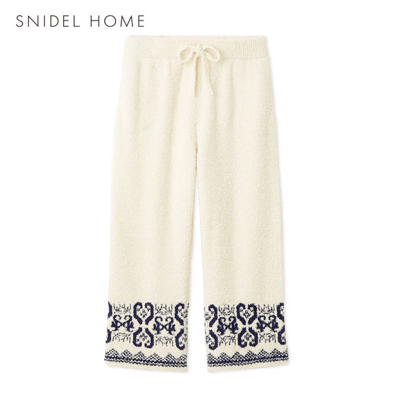 スナイデルホーム UNISEX ノルディックロングパンツ パジャマ ルームウェア SNIDEL HOME