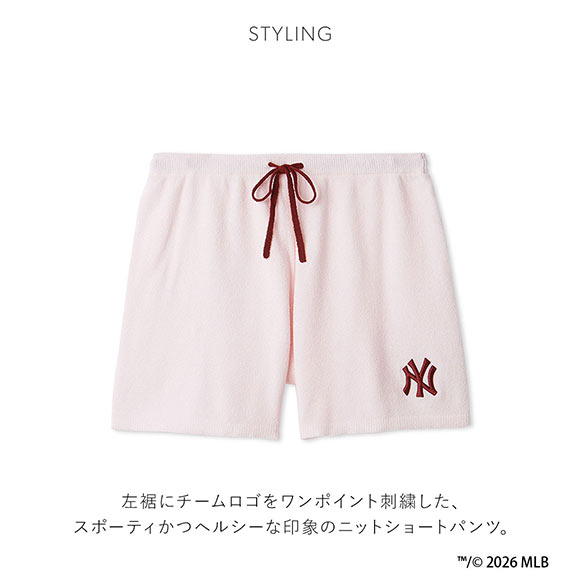 スナイデルホーム MLB ニットショートパンツ パジャマ ルームウェア SNIDEL HOME