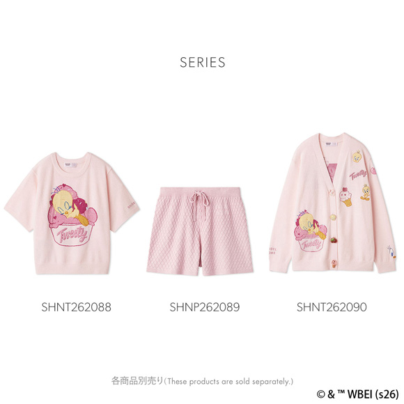 スナイデルホーム Tweety ワッフルコーンニットショートパンツ ルームウェア パジャマ SNIDEL HOME