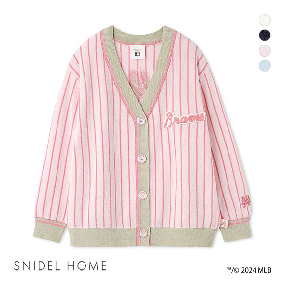 スナイデルホーム SNIDEL HOME 【MLB】ニットカーディガン パジャマ ルームウェア