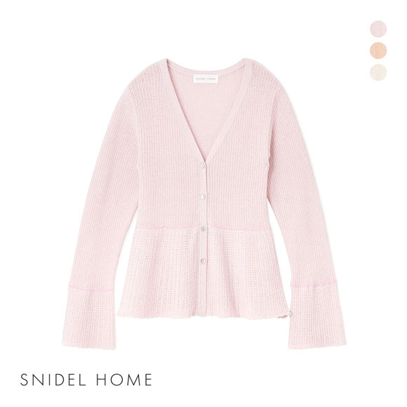スナイデルホーム クロシェカーディガン パジャマ ルームウェア SNIDEL HOME