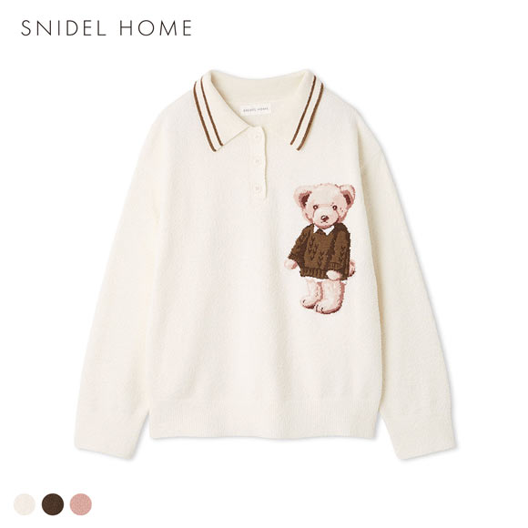 スナイデルホーム Bearニットプルオーバー SNIDEL HOME