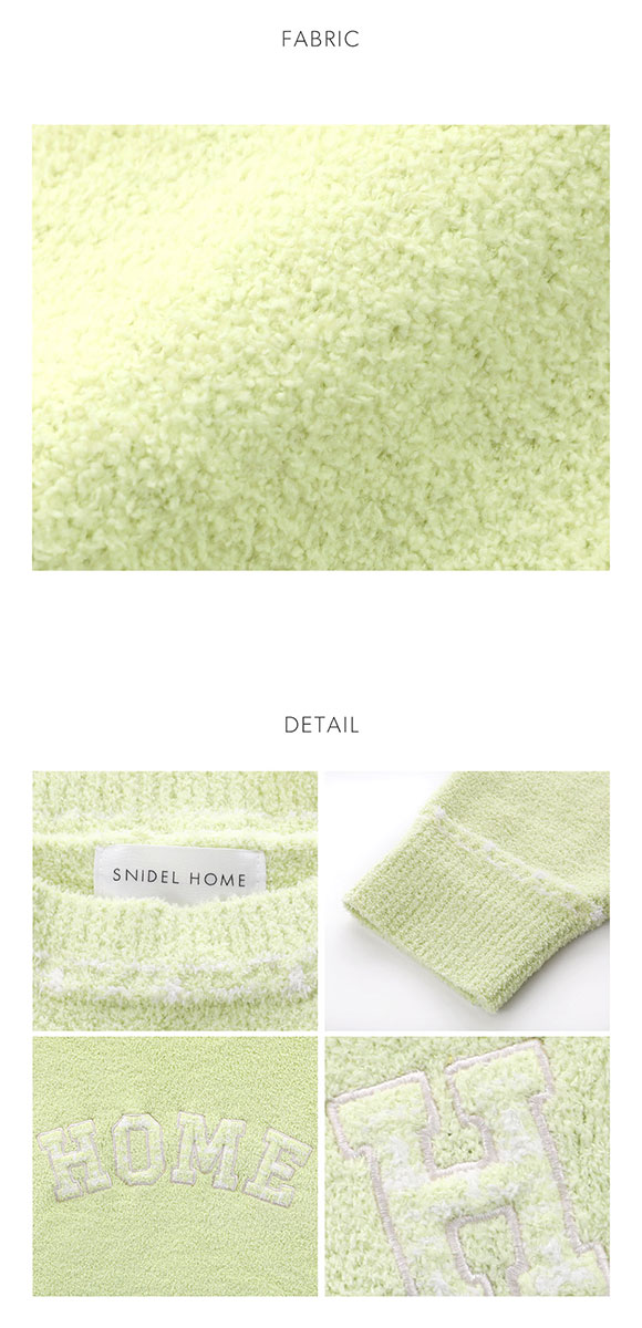 スナイデルホーム ツイードロゴプルオーバー SNIDEL HOME