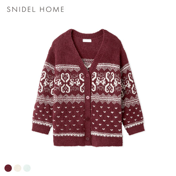 スナイデルホーム ノルディックカーディガン パジャマ ルームウェア SNIDEL HOME