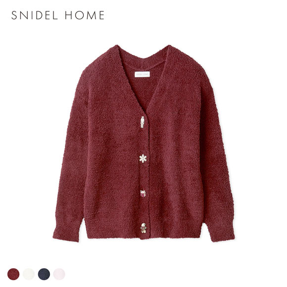 スナイデルホーム Steam Whip デザインボタンカーディガン パジャマ ルームウェア SNIDEL HOME