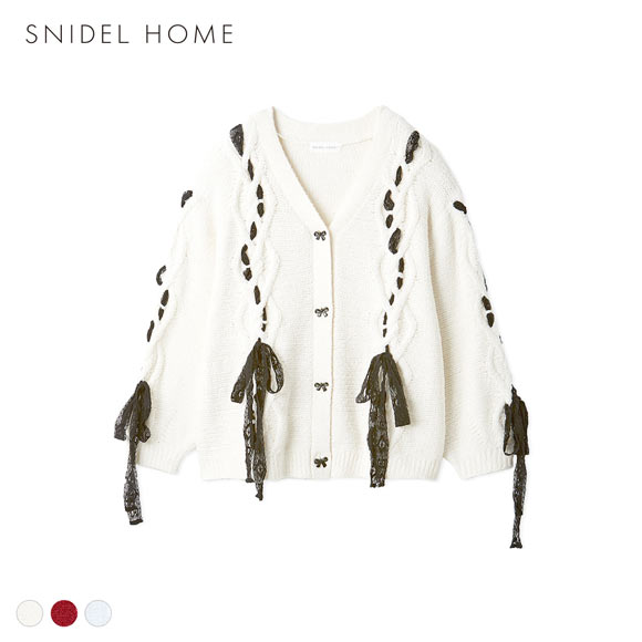 スナイデルホーム リボンカーディガン SNIDEL HOME | SHIROHATO(白鳩)