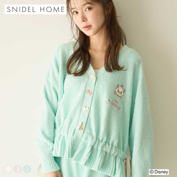 スナイデルホーム The Aristocats デザインボタンカーディガンパジャマ