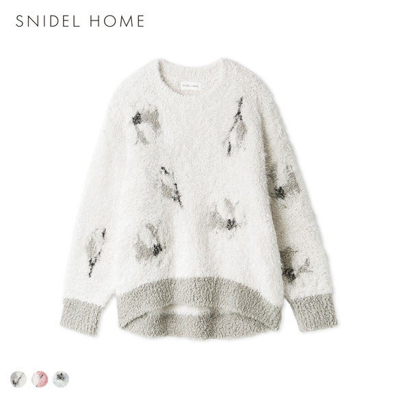 スナイデルホーム フラワージャガードニットプルオーバー SNIDEL HOME