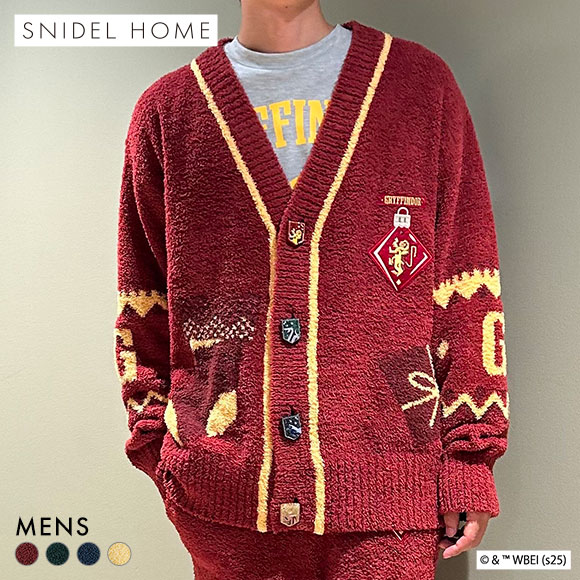 スナイデルホーム メンズ Mens Harry Potter ニットカーディガン パジャマ ルームウェア ハリー・ポッター SNIDEL HOME