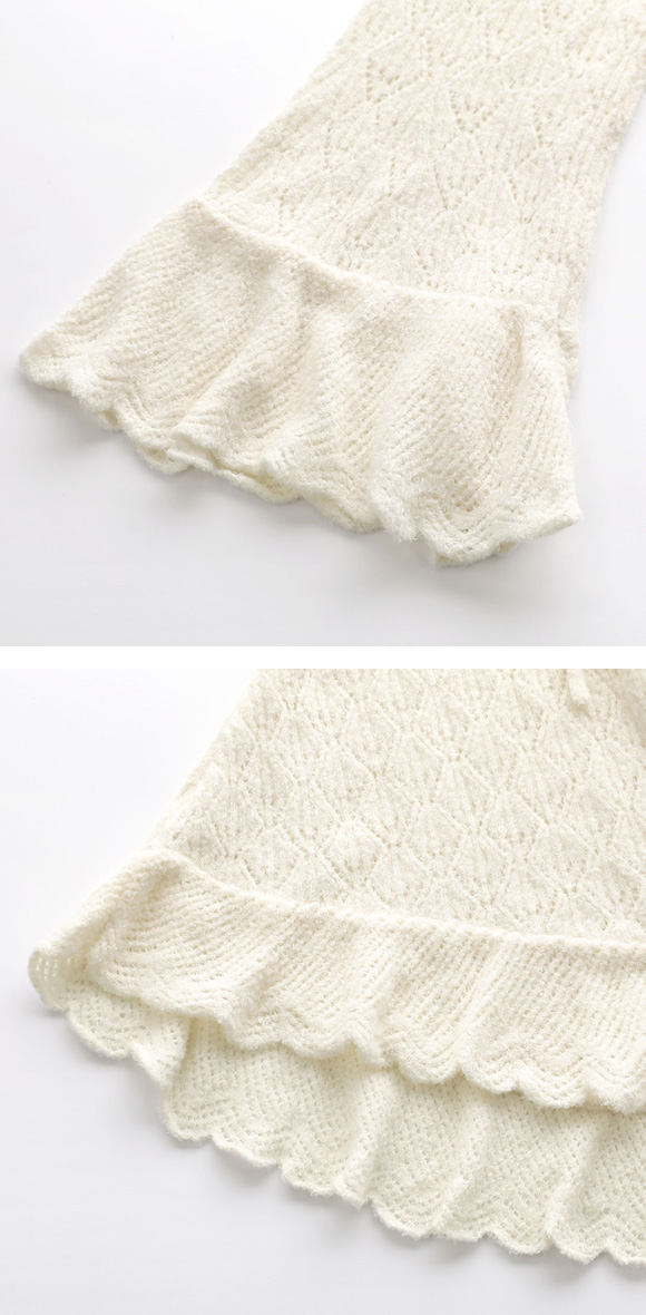 スナイデルホーム クロシェラッフルカーディガン ルームウェア パジャマ SNIDEL HOME