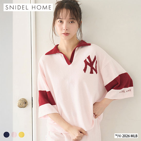 スナイデルホーム MLB ニットプルオーバー パジャマ ルームウェア SNIDEL HOME