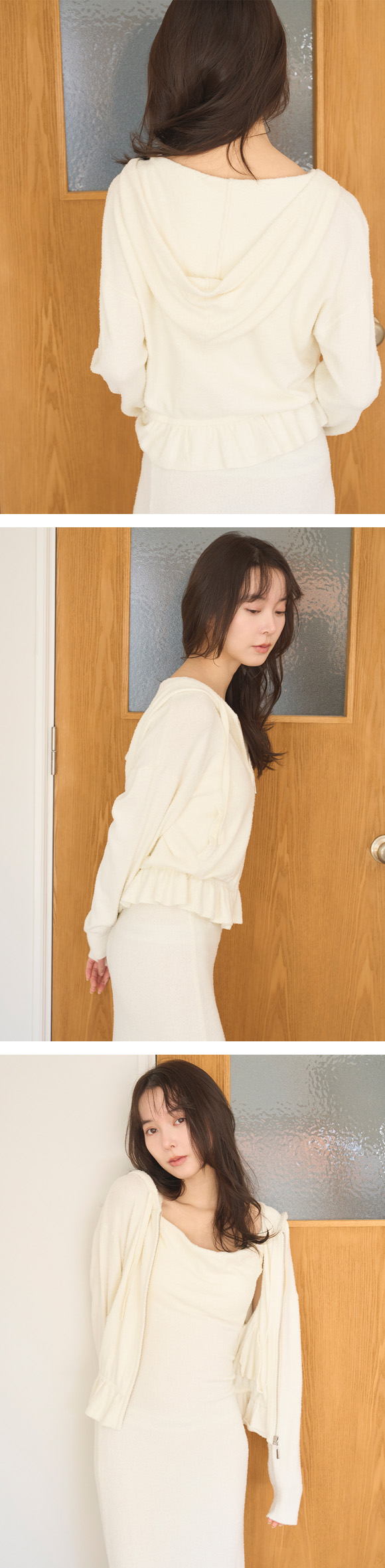 スナイデルホーム 接触冷感 UVカット ニットパーカー ルームウェア パジャマ SNIDEL HOME