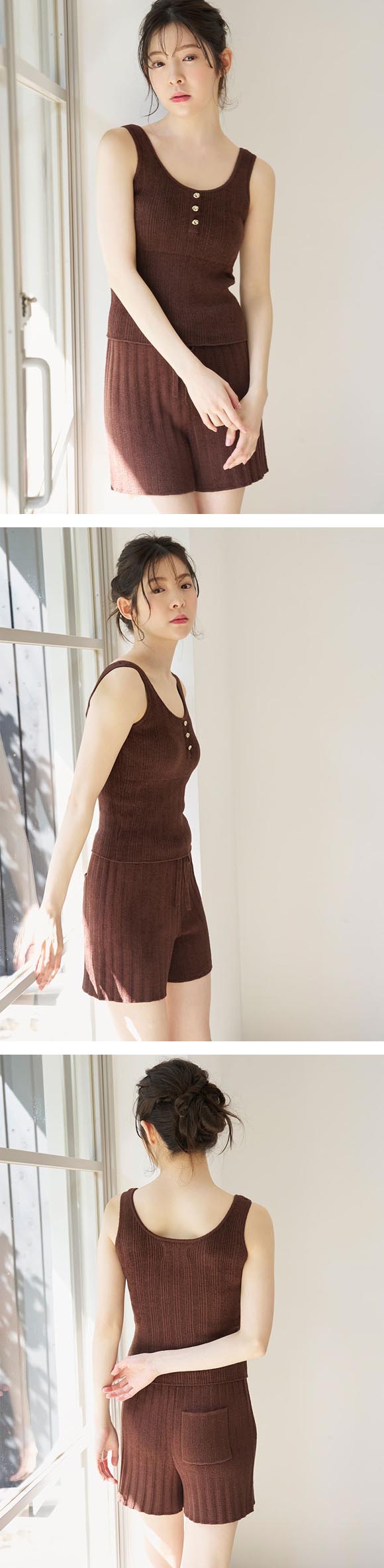 スナイデルホーム ICESUMMER 接触冷感 タンクトップ カップイン パッド付き パジャマ ルームウェア SNIDEL HOME