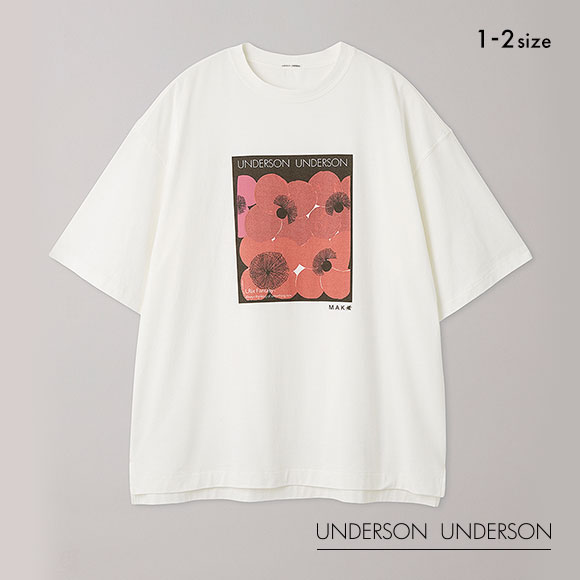 アンダーソンアンダーソン L.Rix Fantasy上野リチ×UNDERSON UNDERSON Ｔシャツ 半袖 トップス メンズ